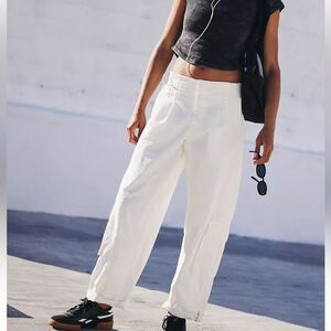 FP Movement Mesmerize Me Solid Pants Off White XL NEW MSRP $118